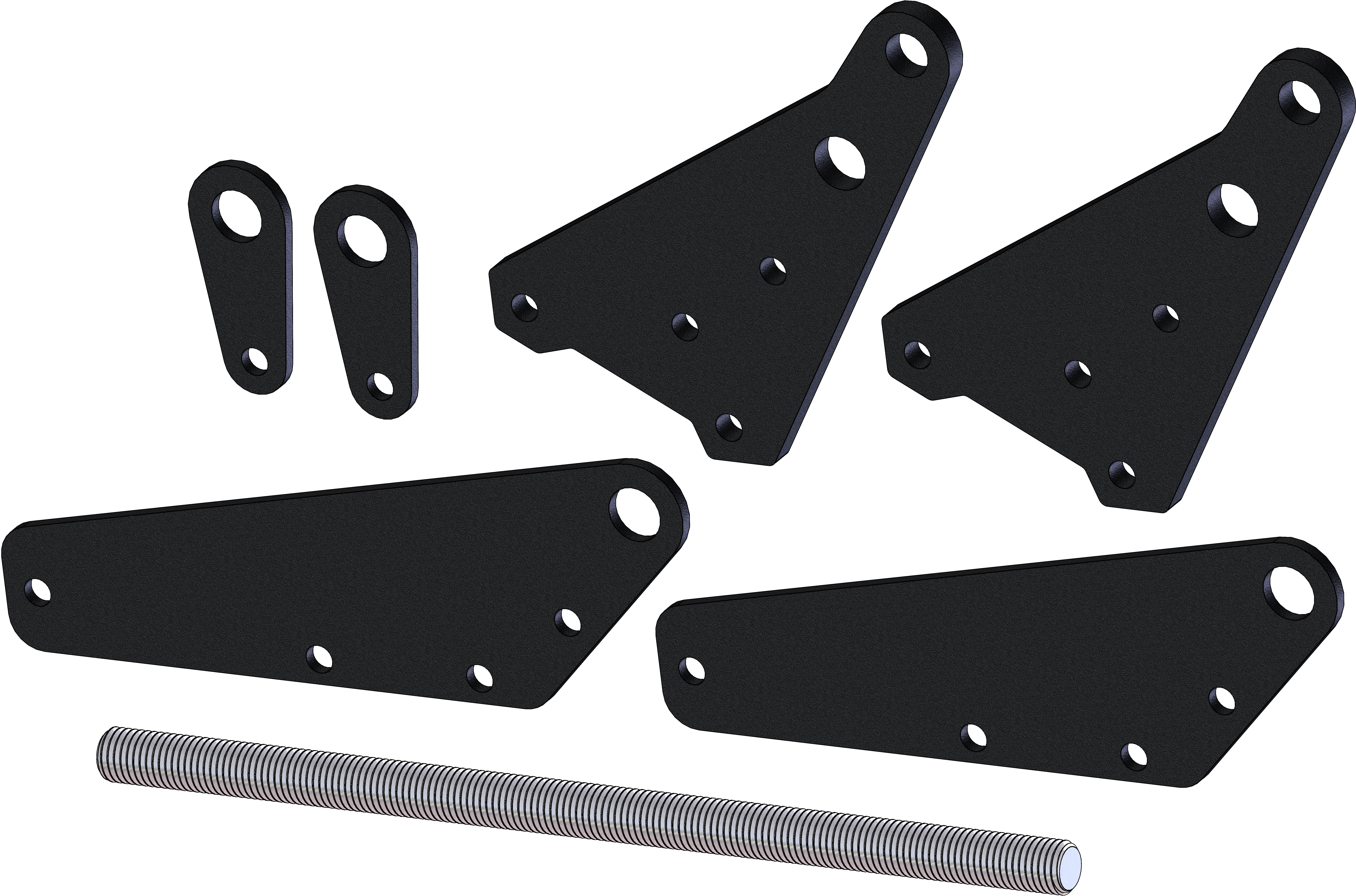 KFI Products UTV PRO 2.0 PUSH TUBE +4" KIT - 106324