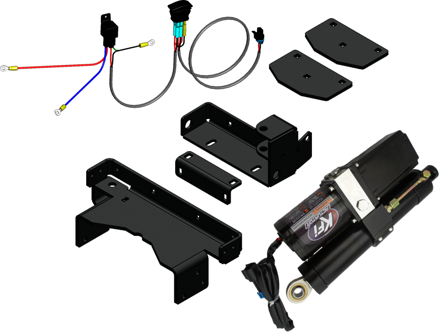 KFI Products UTV PLOW TRACKS HYDRAULIC ANGLE KIT - 106450