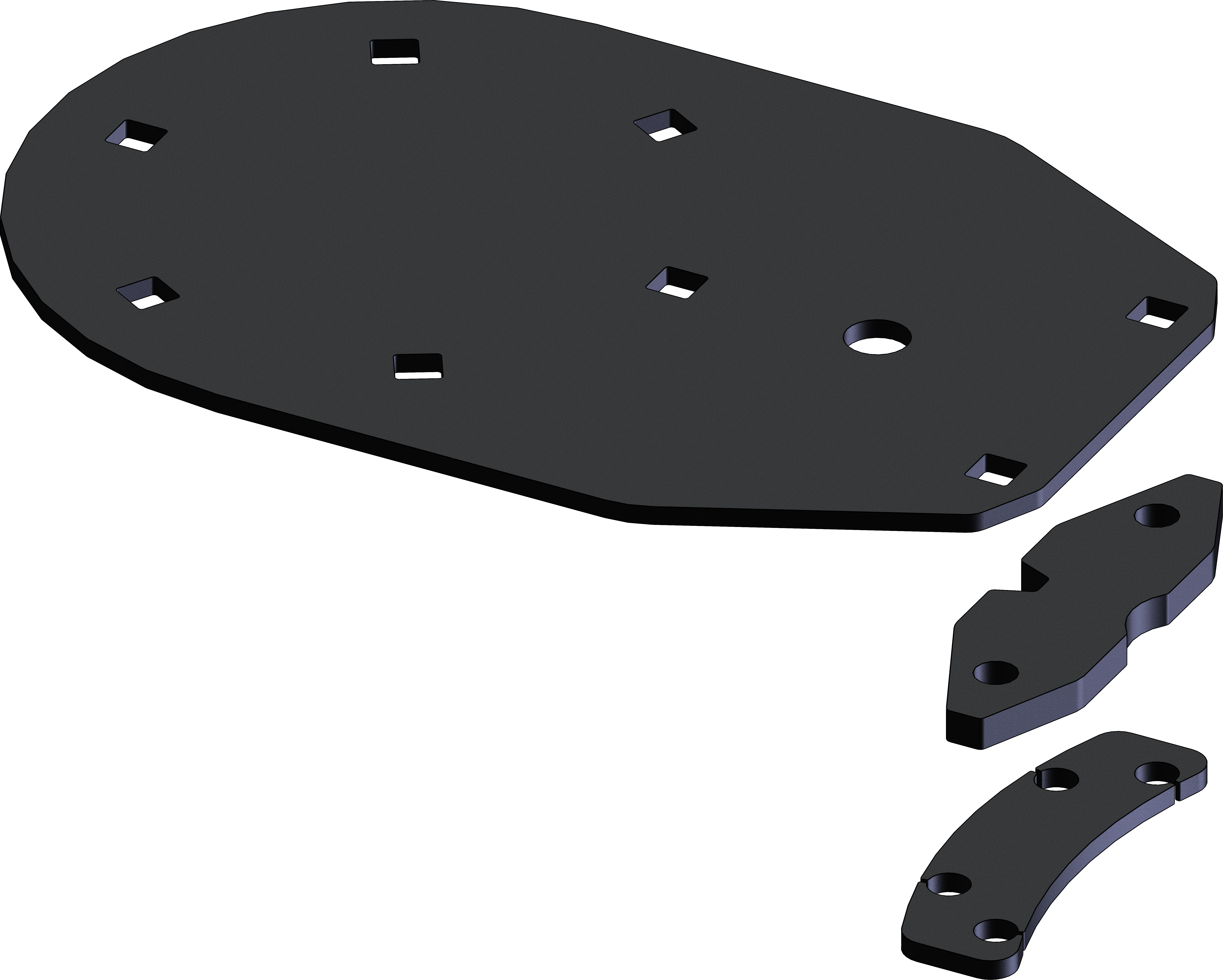 KFI Products ACTUATOR PLATE KIT - 106590