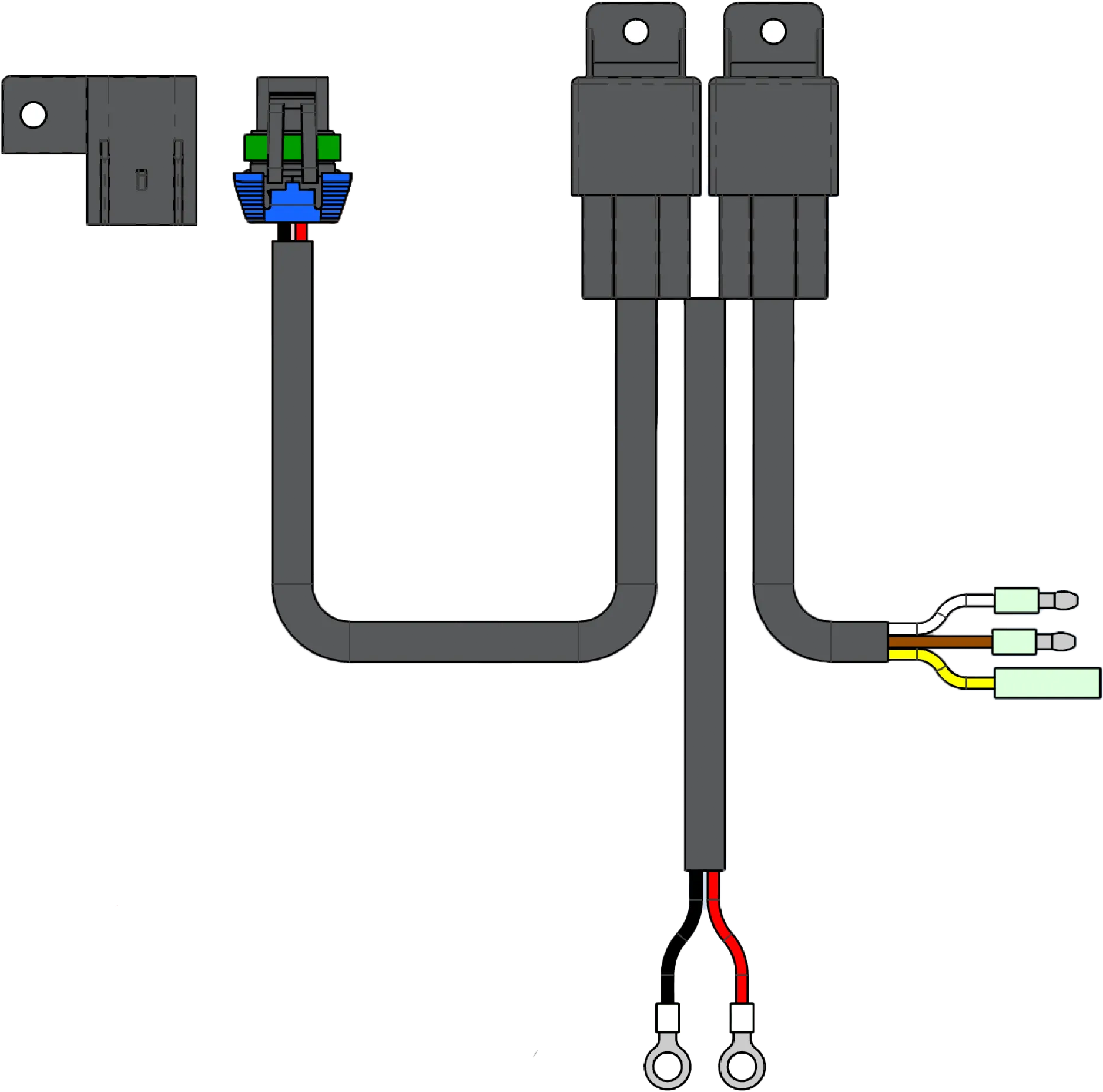 KFI Products ACTUATOR RELAY HARNESS REPLACEMENT - ACT-HAR