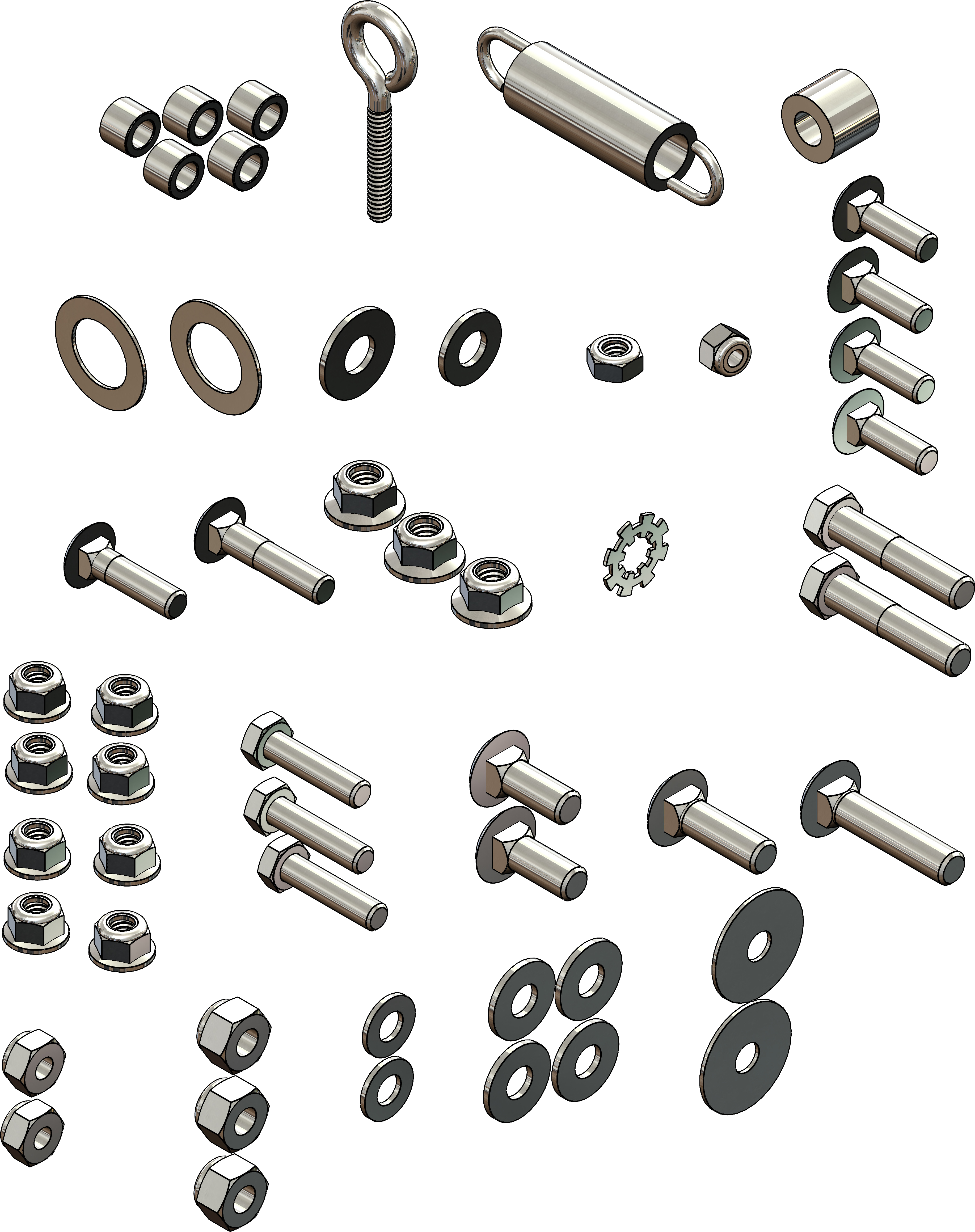 KFI Products MAN LIFT KIT RPL HARDWARE KIT - HK-101