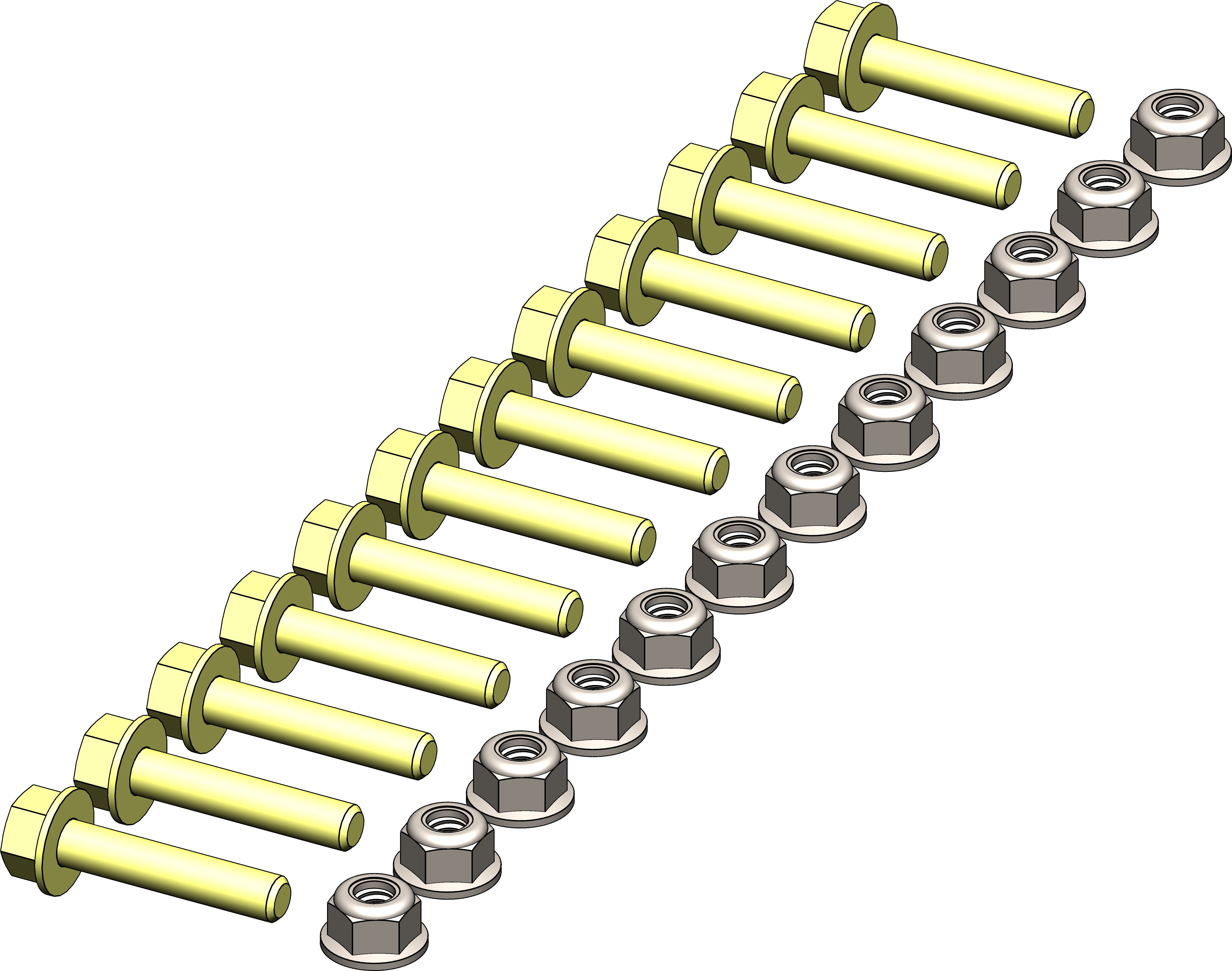 KFI Products KFI-UHMW WEAR BAR HARDWARE KIT - HK-416