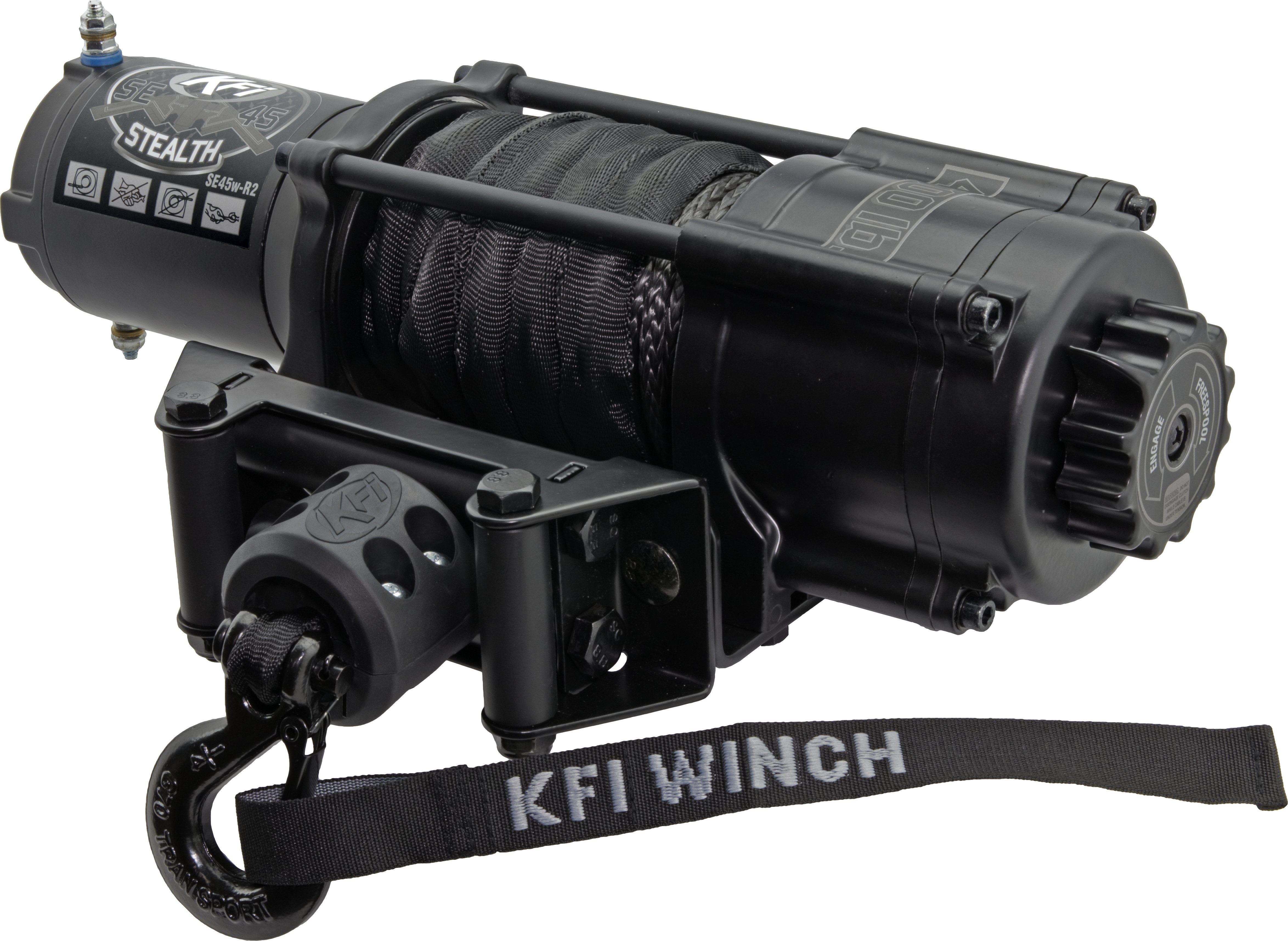 KFI Products STEALTH WIDE 4500LB WINCH - SE45W-R2