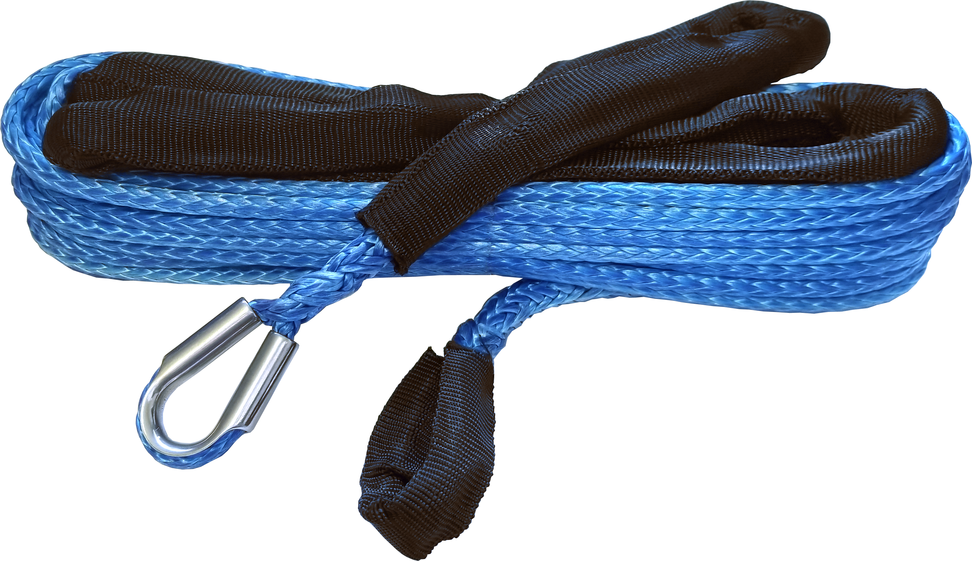 KFI Products 1/4 IN. X 50 FT. EXTENSION ROPE SYNTHETIC BLUE - SYN-EXT-B50