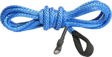 KFI Products SYNTHETIC WINCH PLOW CABLE BLUE 12' - SYN19-B12