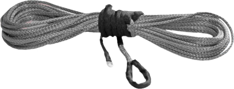 KFI Products SYNTHETIC WINCH CABLE SMOKE 3/16"X50' - SYN19-S50