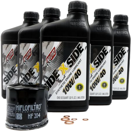 Klotz SIDEXSIDE OIL CHANGE KIT 10W40 /W OIL FILTER YAMAHA - KU-106