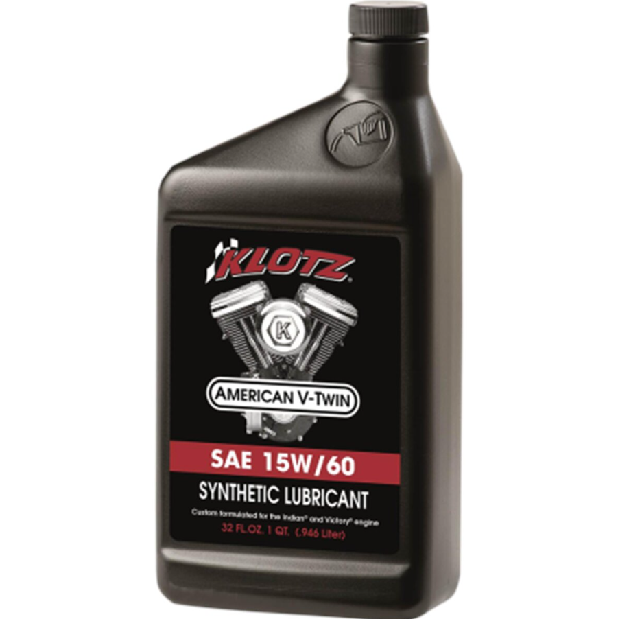 Klotz V-TWIN Synthetic ENGINE OIL 4T 15W60 1 Quart 10/CASE - KV-1560