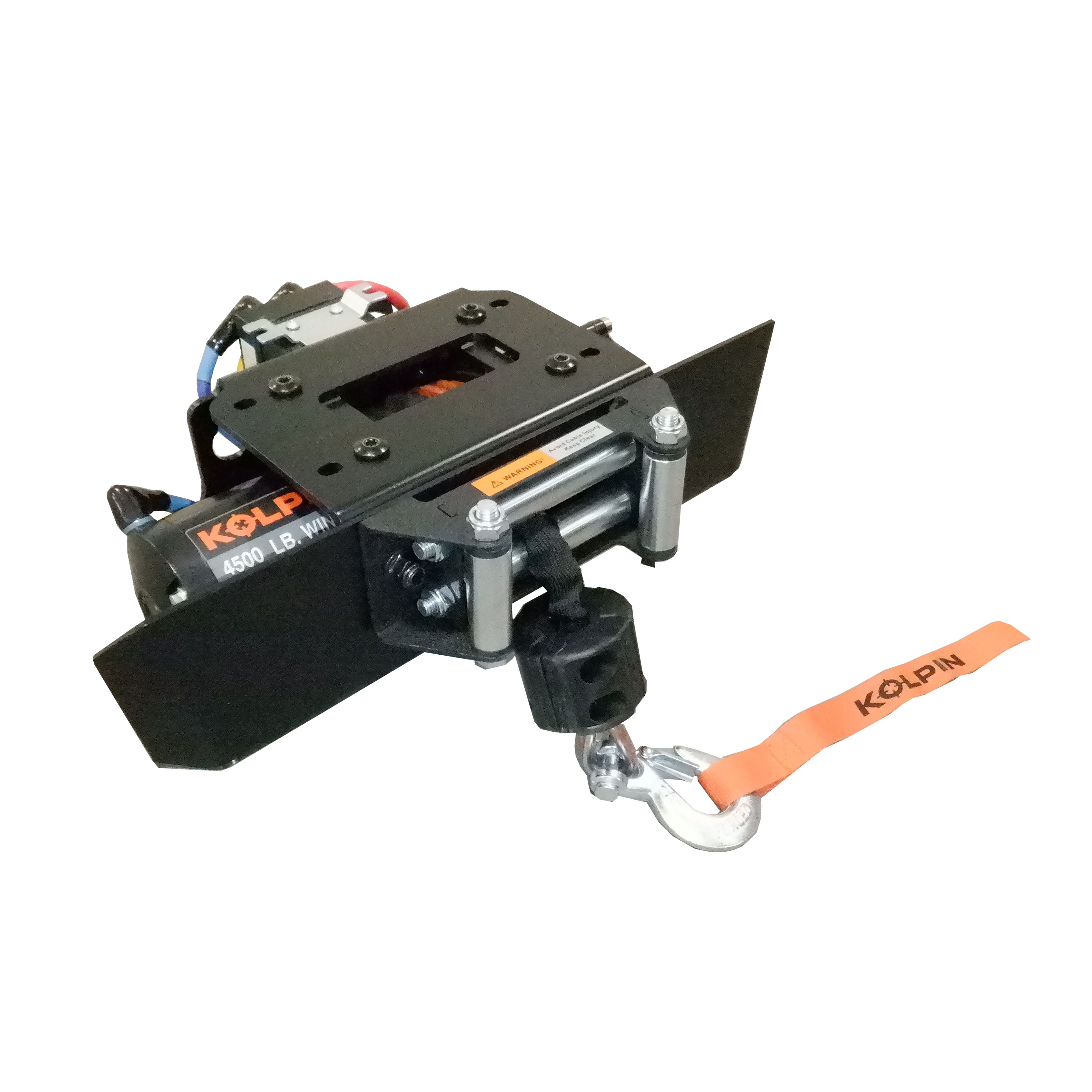 Kolpin Quick-Mount Winch Kit -- Encore 4500 lb synthetic - 26-3300