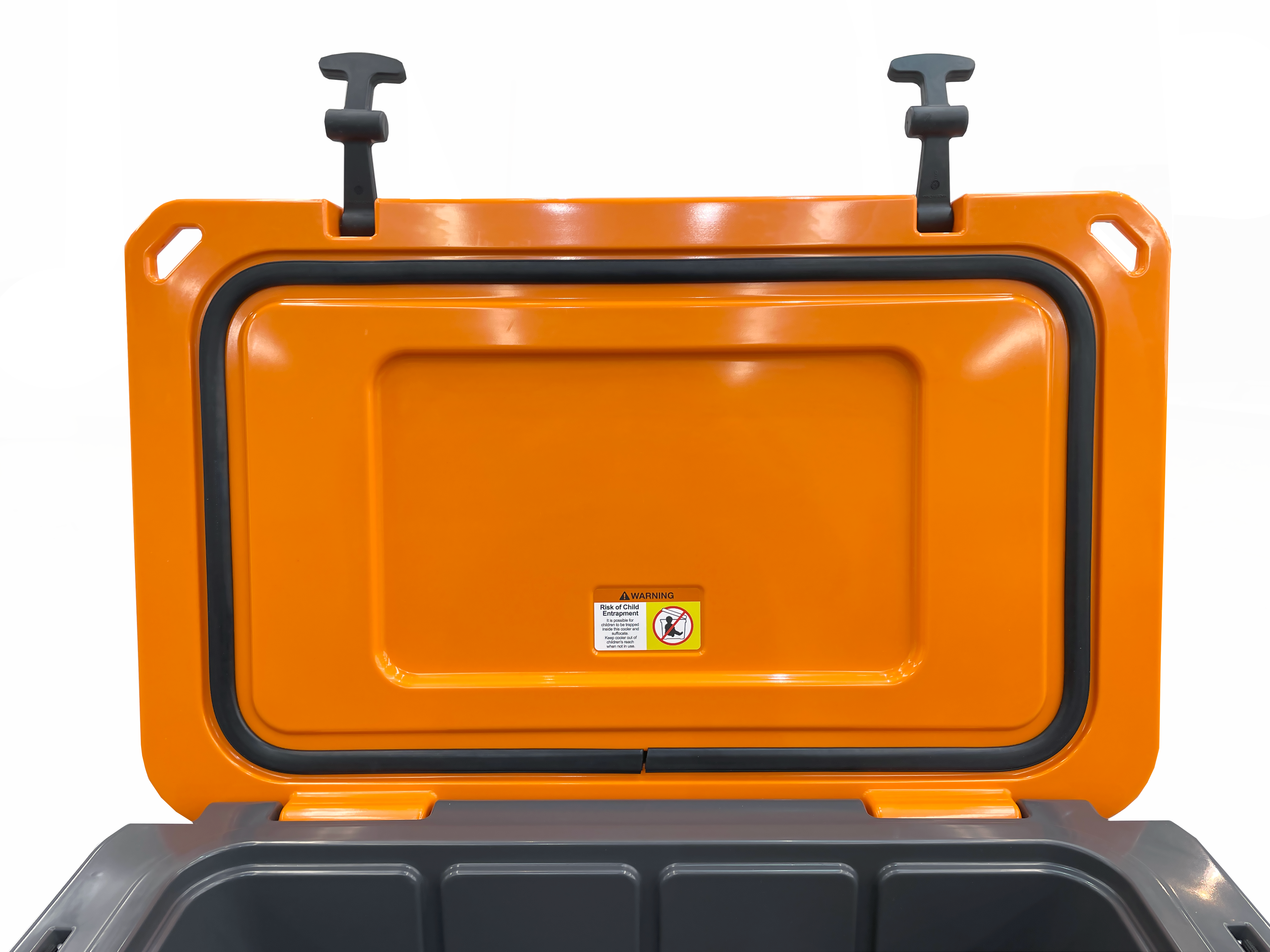 Kolpin 50Q Cooler - Orange Top / Gray Bottom - 99051