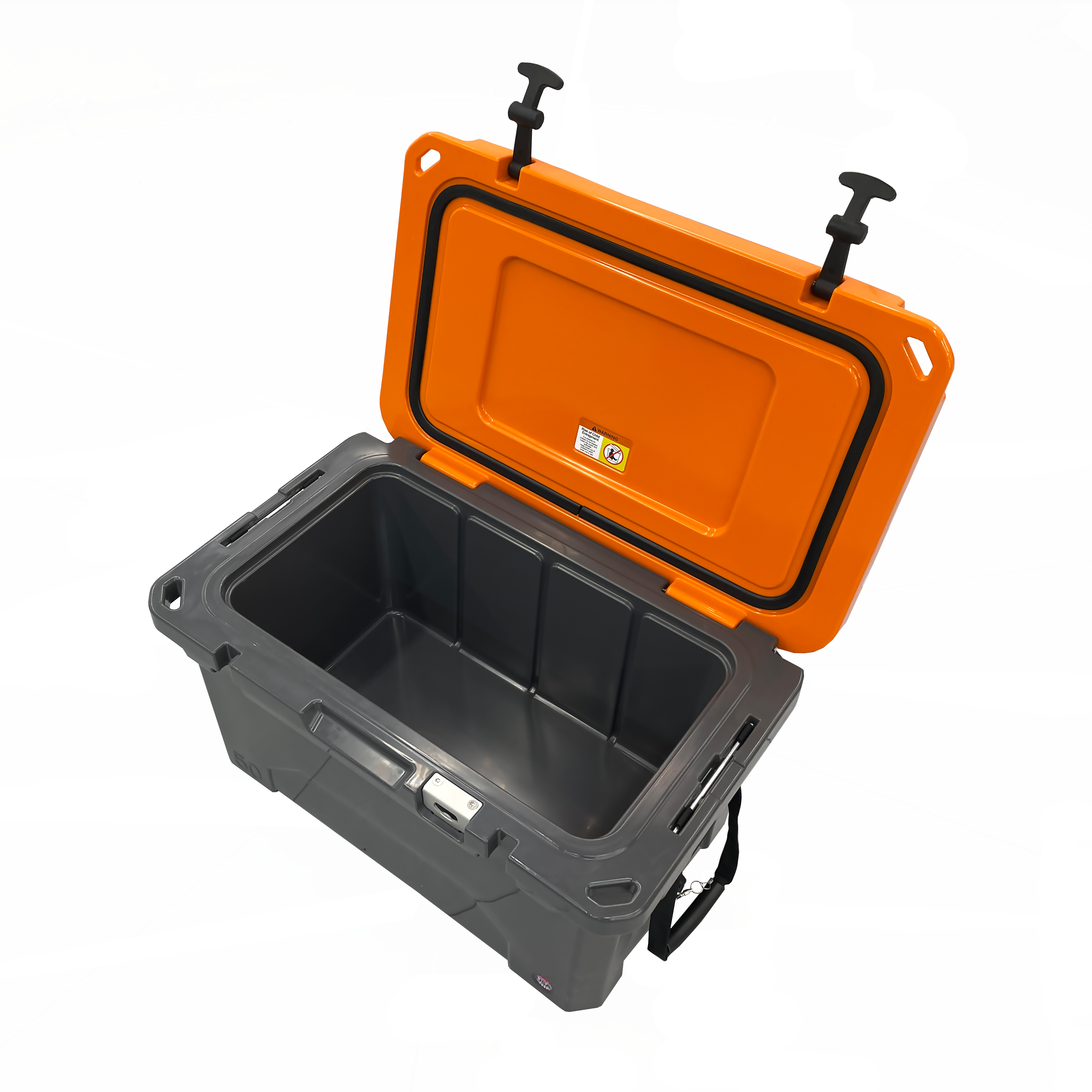 Kolpin 50Q Cooler - Orange Top / Gray Bottom - 99051