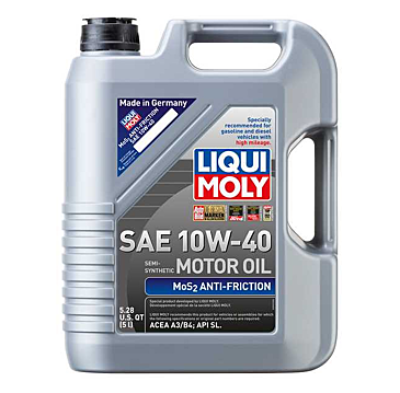 LIQUI MOLY 5L MoS2 Anti-Friction Motor Oil 10W40 - 2043