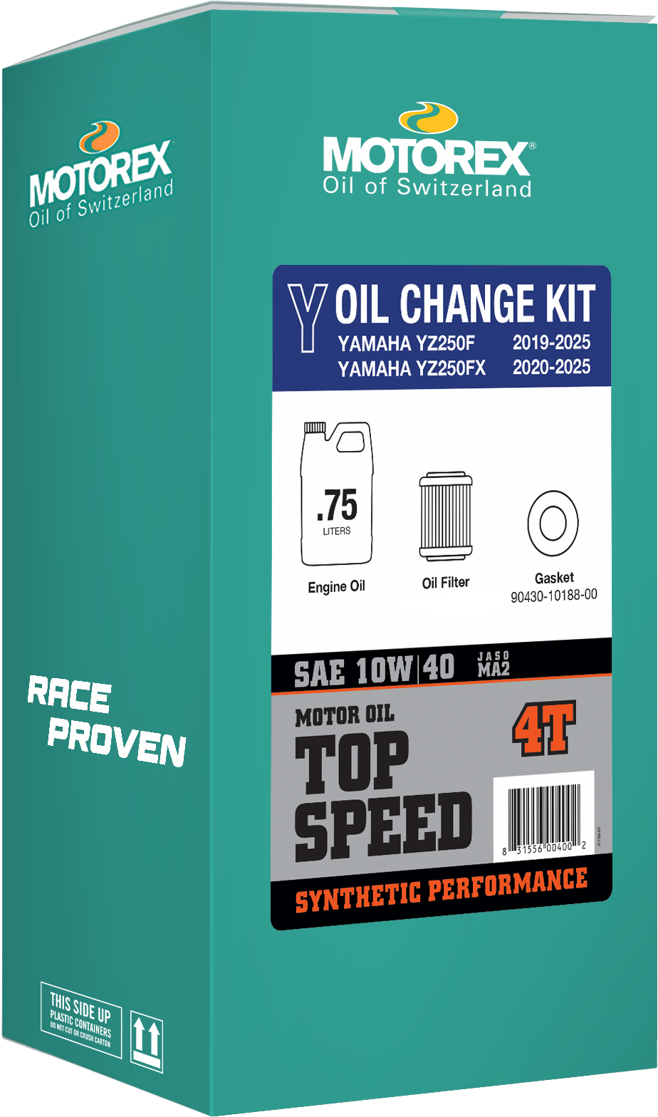 Motorex TOP SPEED OIL CHANGE KIT 0.75L 10W/40 Yamaha - 311243