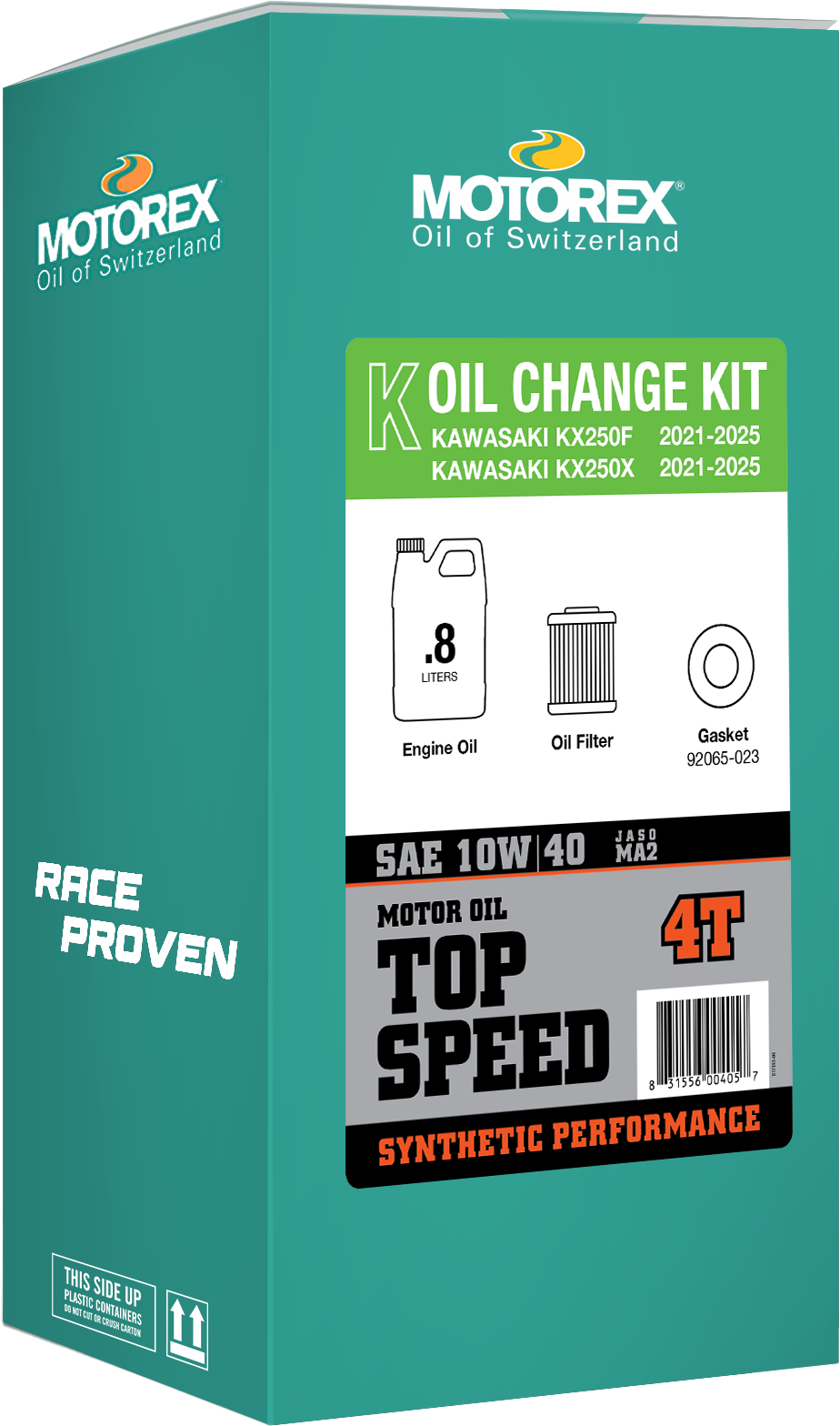 Motorex TOP SPEED OIL CHANGE KIT 0.80L 10W/40 Kawasaki - 311247