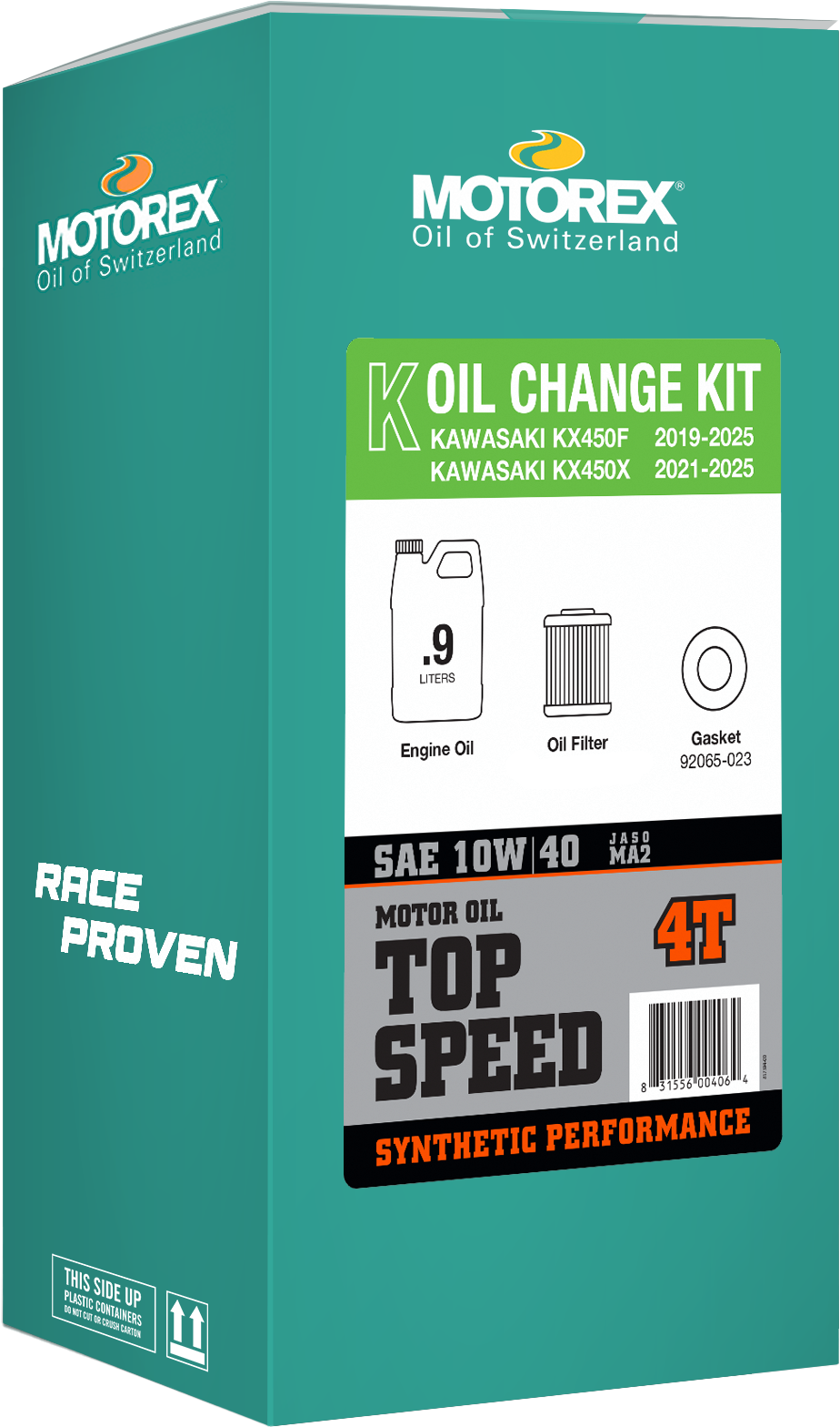 Motorex TOP SPEED OIL CHANGE KIT 0.90L 10W/40 Kawasaki - 311248