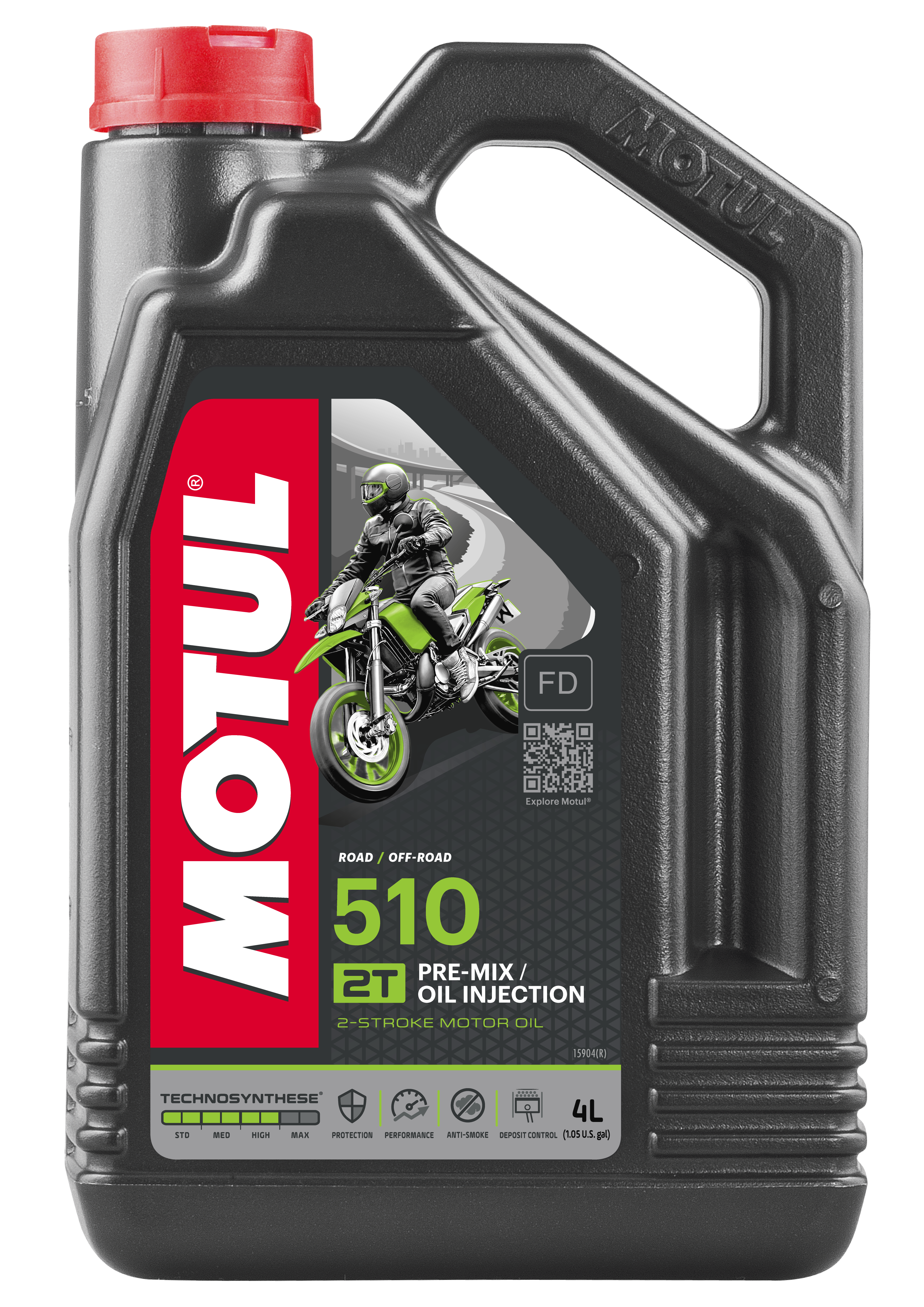Motul 510 PREMIX Synthetic BLEND OIL 2T 4-1L - 104030