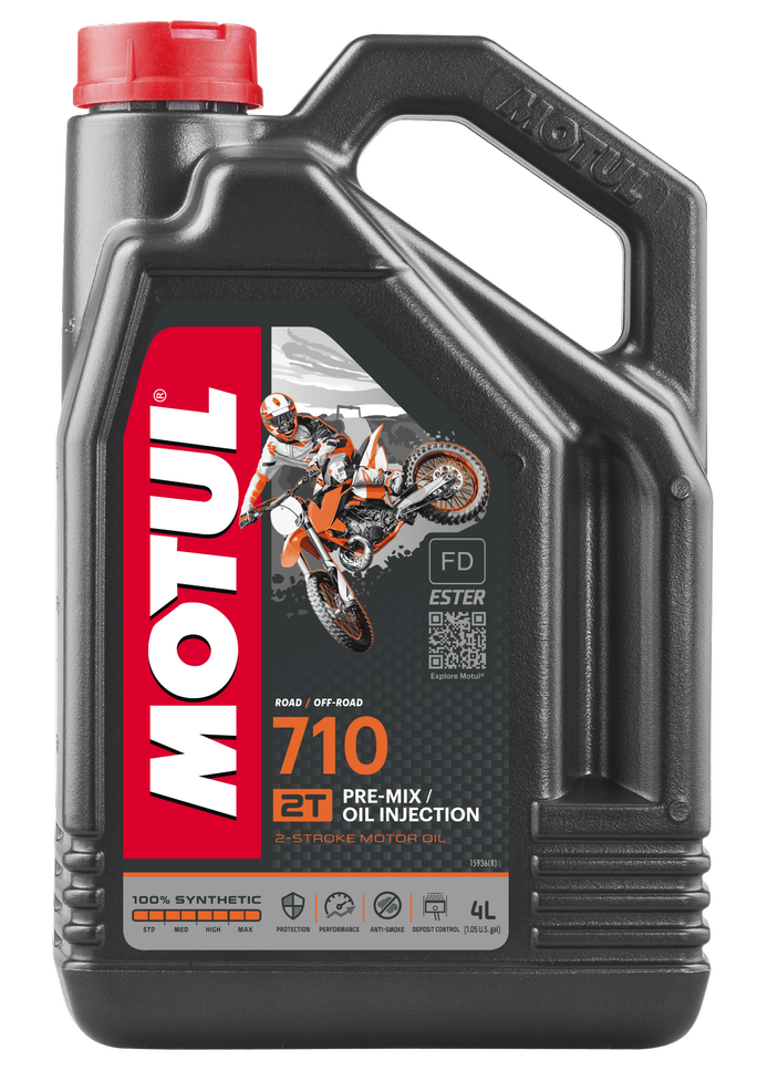 Motul 710 RACING PREMIX OIL 2T 4-1 1L - 104035