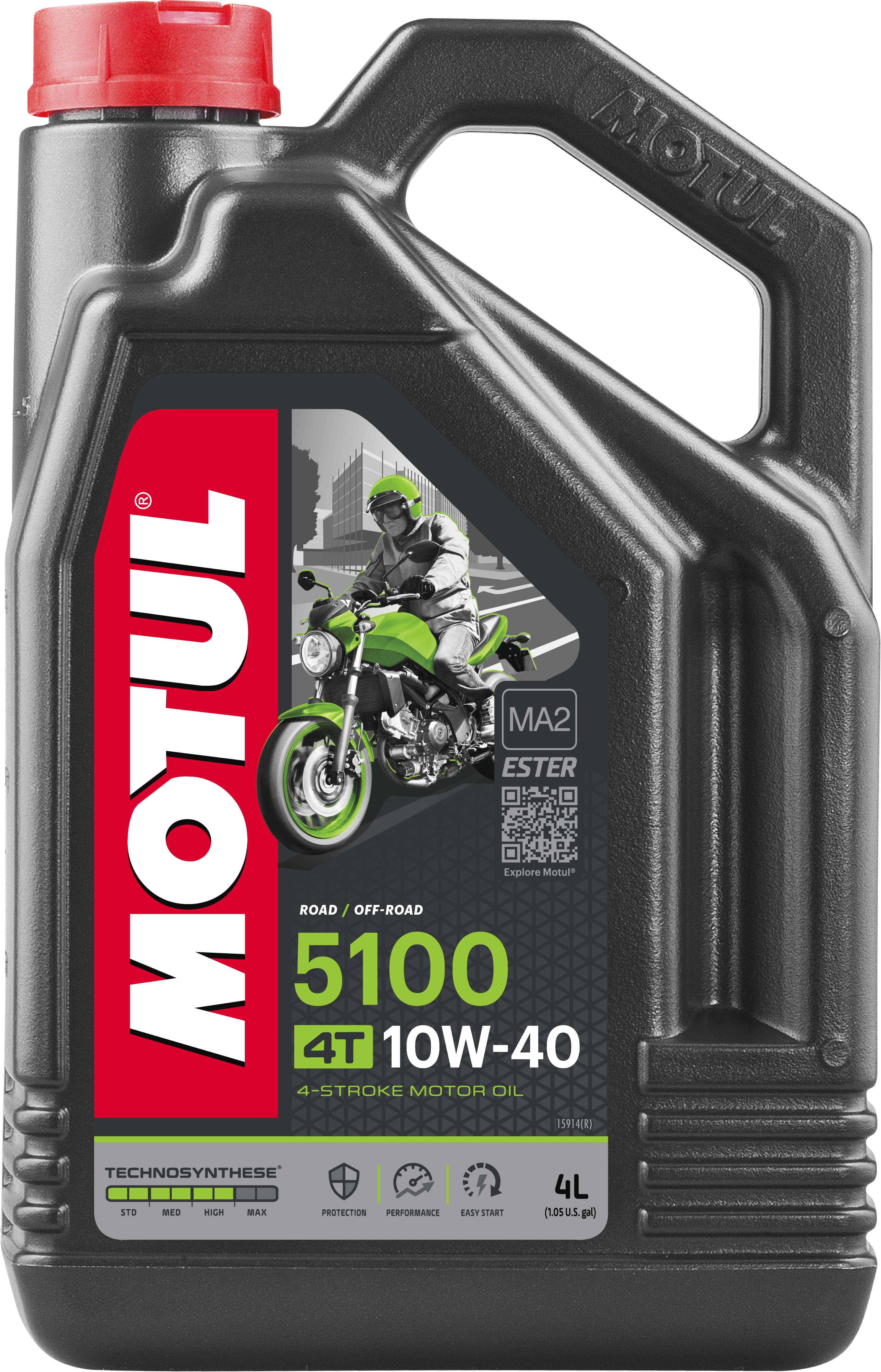 Motul 5100 ESTER/Synthetic ENGINE OIL 10W40 4L - 104068