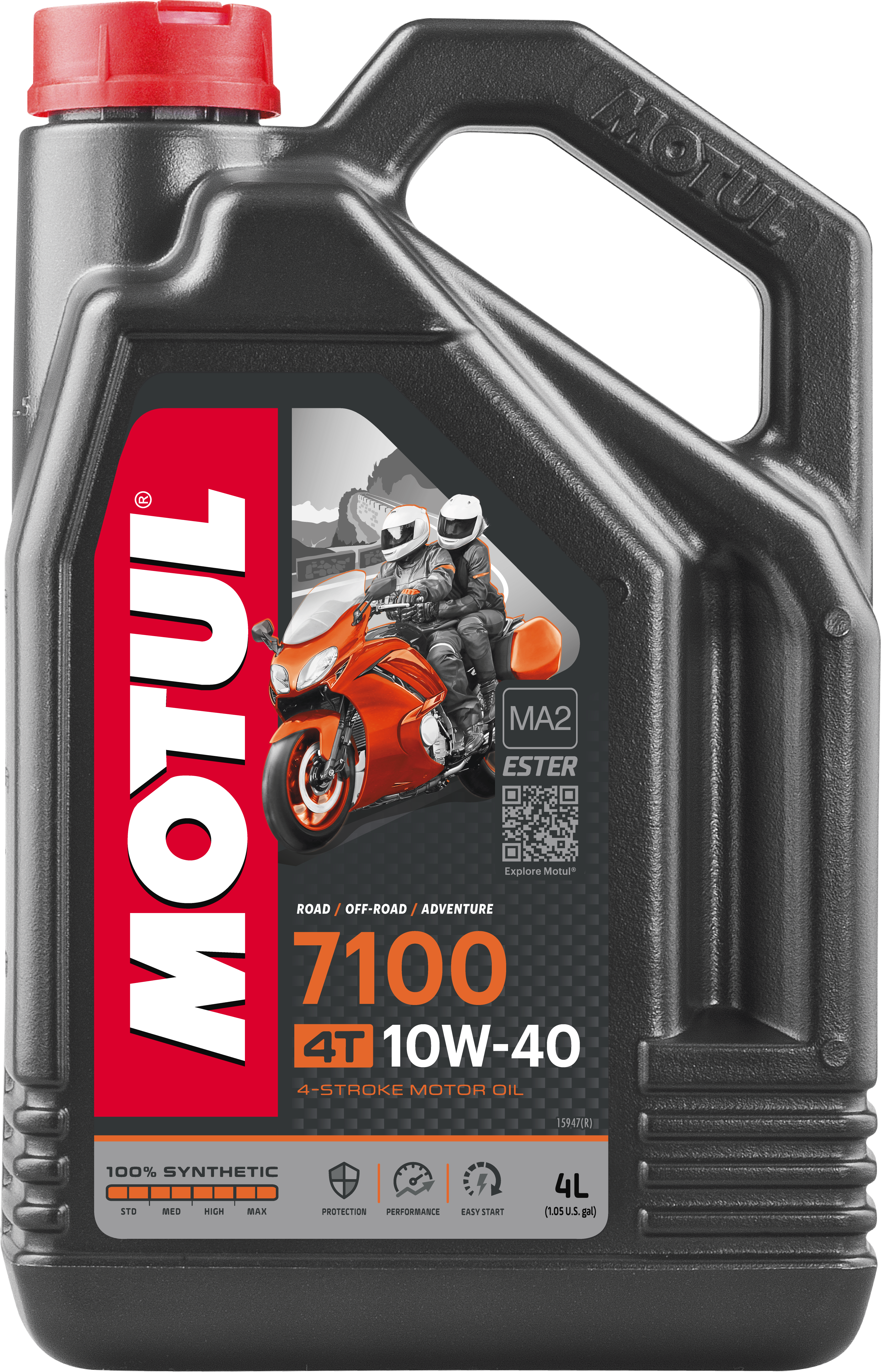 Motul 7100 Synthetic OIL 10W40 4-1 1L - 104092