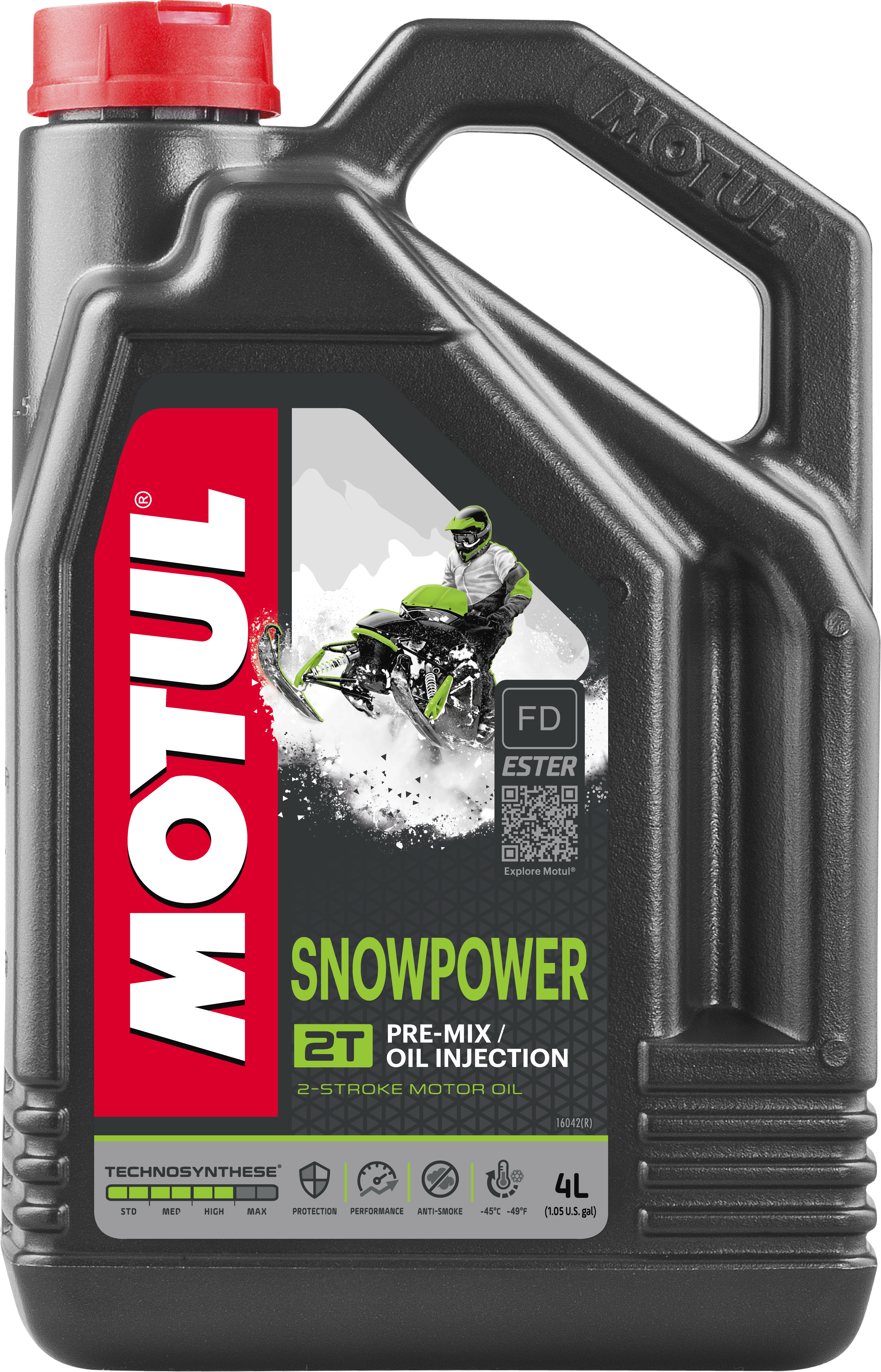 Motul SNOWPOWER ESTER ENGINE OIL 2T 4L 4/CASE - 105888