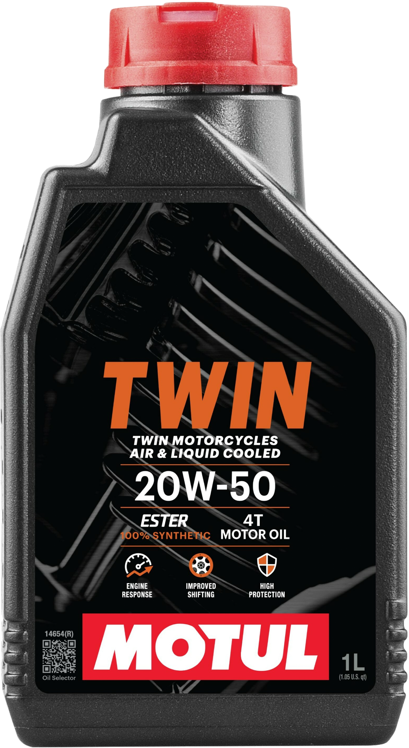 Motul MOTUL TWIN 100% Synthetic OIL 20W50 1QT - 108061