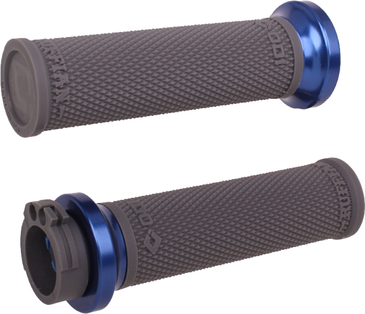 ODI RUFIAN GRIPS CABLE 1" GRAPHITE/BLUE - V30HCWH-U