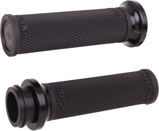 ODI RUFIAN GRIPS TBW 1" BLACK/BLACK - V30HTWB-B