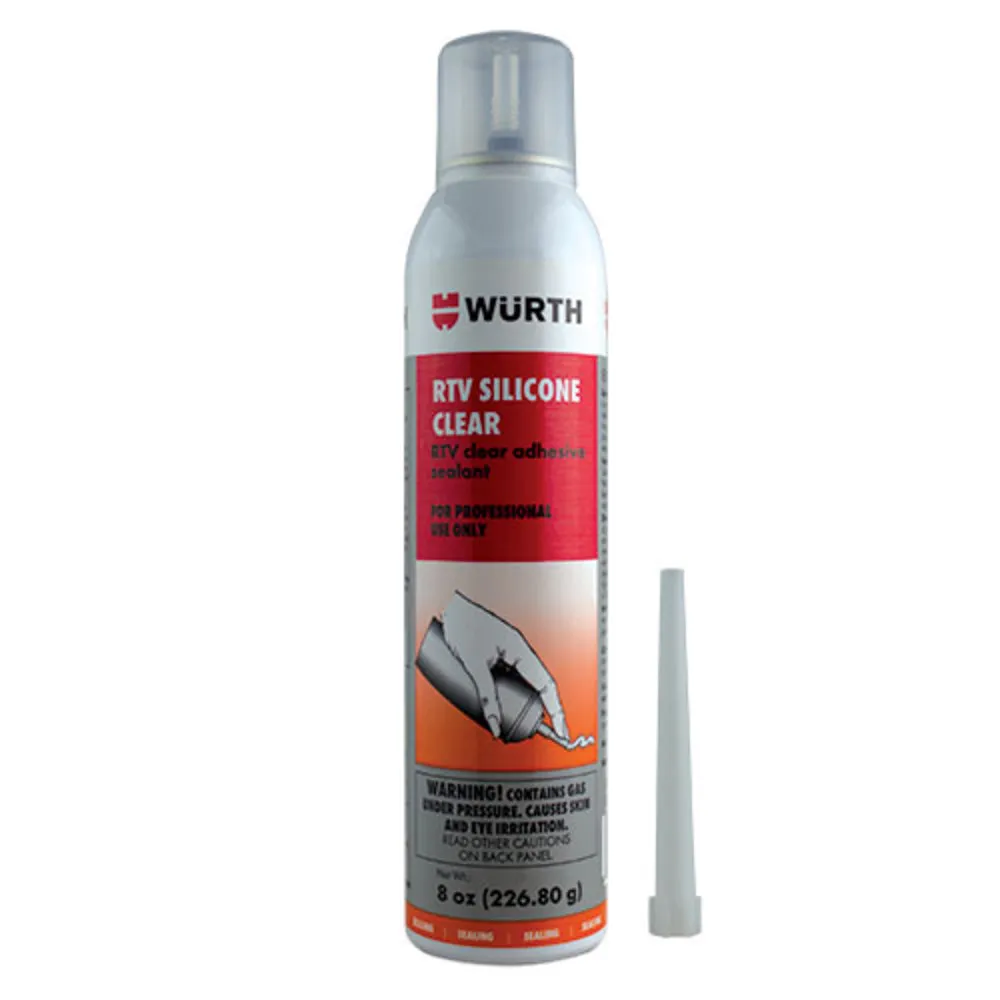 Wurth RTV Silicone - Clear 8oz - 08909104