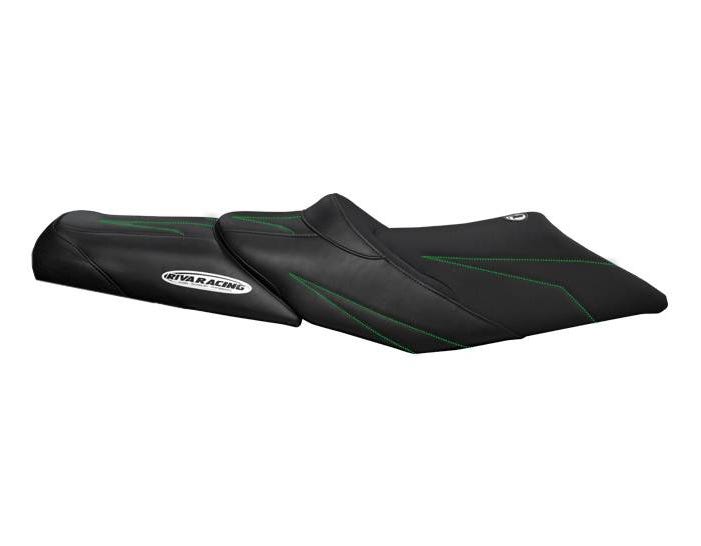 Riva SEAT COVER , GP1800R 2021 , Black/BLU STITCHING - RY5-160-2