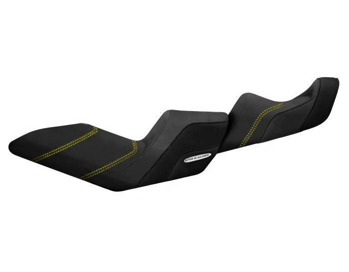 Riva SEAT Cover , FX CRUISER , 19+ Black/Black/YEL - RY5-FXC19-6