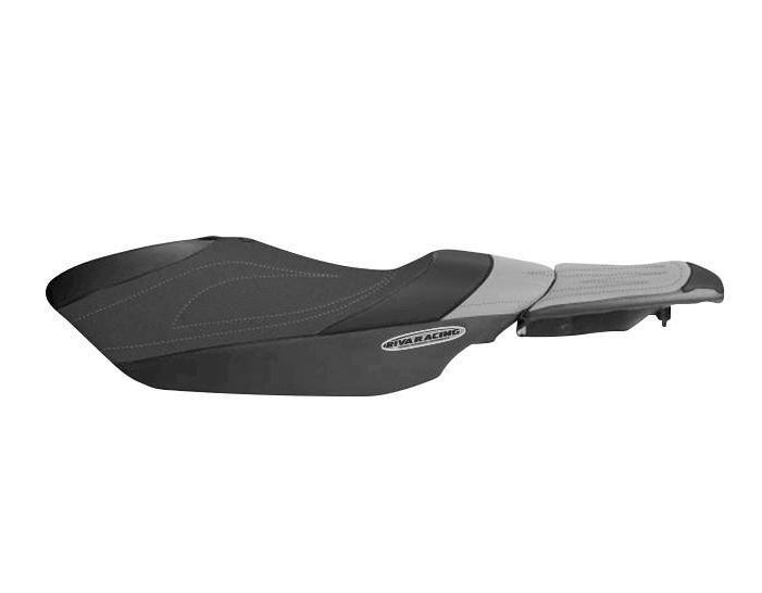 Riva SEAT COVER , FZS , Black/Black/Silver - RY5-FZS12-1