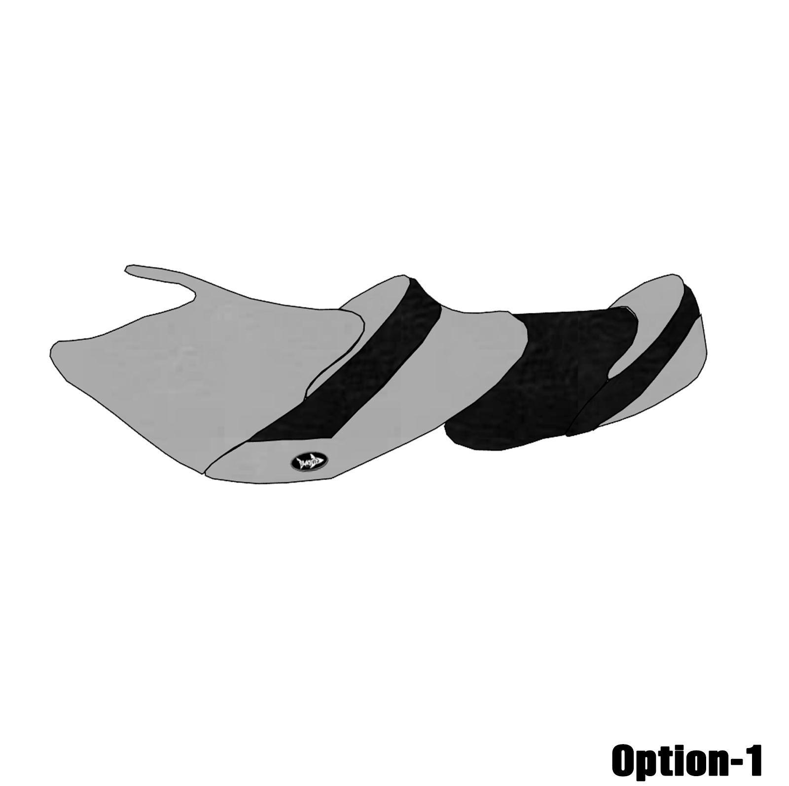 SBT Seat Cover for Kawasaki Ultra LX w/Cruiser Style 2009-2018 - 108BT206-P