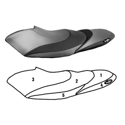 SBT Seat Cover for Yamaha 2008-2011 FX SHO/ 2009-2011 FX HO - 108BT419
