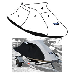 SBT Custom Vented Storage Cover for Sea-Doo 1993-1994 SPX/ 1989-1997 SP, SPI - 111WS104-VC