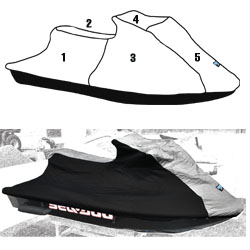SBT Custom Vented Storage Cover for Sea-Doo 2000-2003 RX/ RX Di 2001 RX X - 111WS105-VC