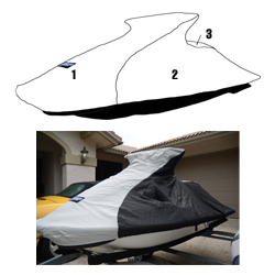SBT Custom Vented Storage Cover for Polaris1998-2002 SLH SLXH SLX Pro 1200 - 111WS303-VC