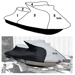 SBT Vented Custom Storage Cover for Yamaha 2004-2005 FX HO/2004-2005 - 111WS403-VC