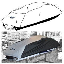 SBT Custom Vented Storage Cover for Yamaha 1996-2017 Super Jet 700 - 111WS409-VC