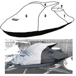 SBT Custom Vented Storage Cover for Yamaha 2000-2002 GP 1200R /2001-2005 GP 800 /2003-2008 GP 1300R - 111WS414-VC