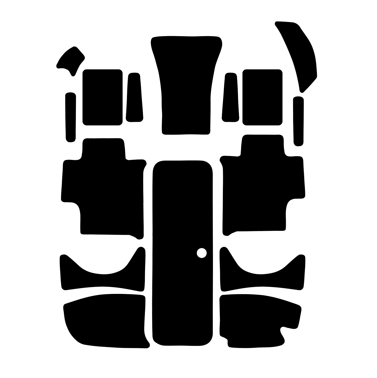 SBT Interior Traction Mat Kit for Sea-Doo Speedster 1998-1999 - 130BT807Int
