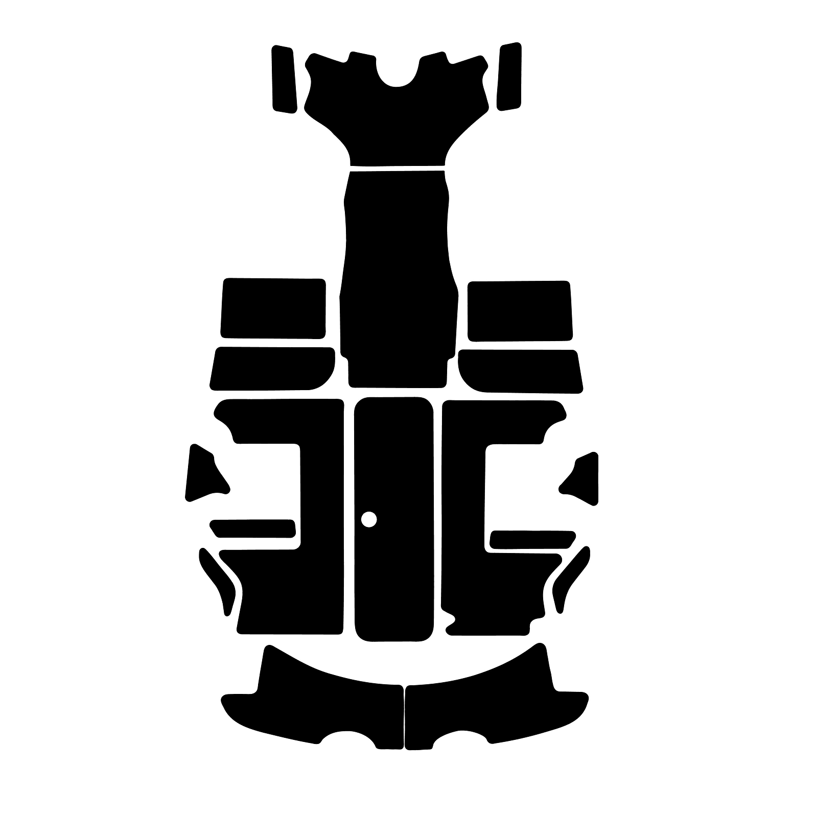 SBT Complete Traction Mat Kit for Sea-Doo Challenger 2000 210 /Challenger 2000 240 - 130BT808