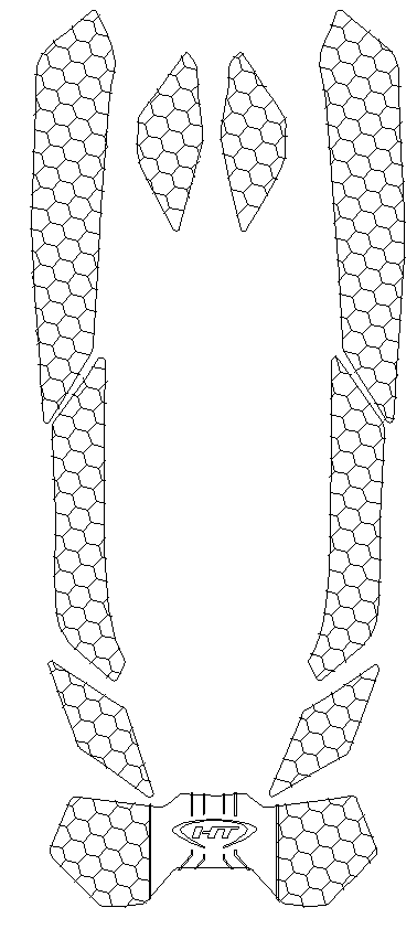 SBT Pro Series Knurled Traction Mat Kit for Spark 3-UP (14-22) - PR811