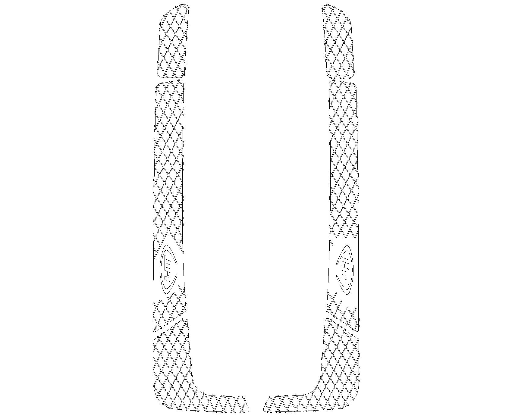 SBT Pro Series Knurled Traction Mat Kit XP/SP/SPI/SPX/SPI/XP800 - PR83