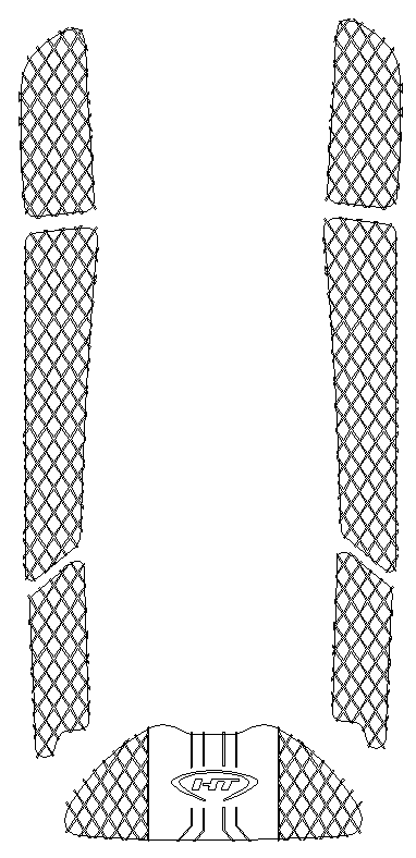 SBT Pro Series Knurled Mats for Sea-Doo LRV /LRV DI 2000-2003 - PR85