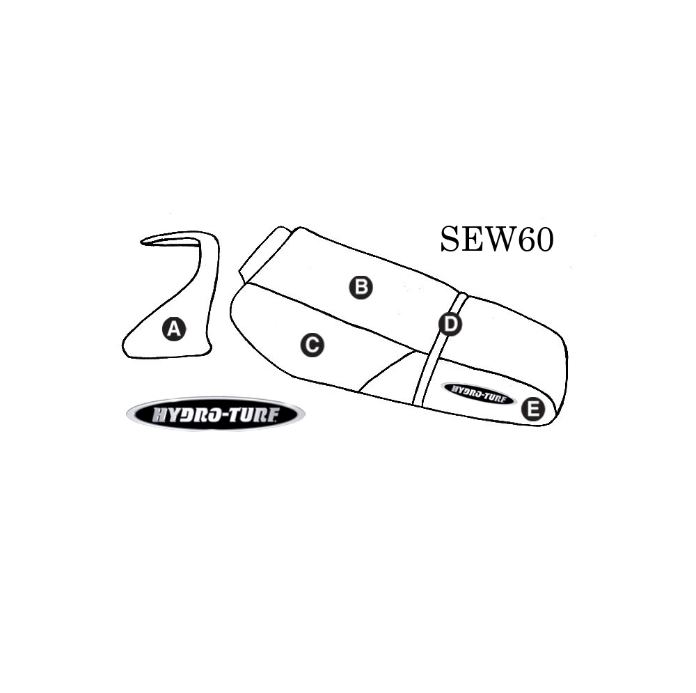 SBT Seat Cover for Kawasaki ZXi (95-97) W/Cowling Cover - SEW60