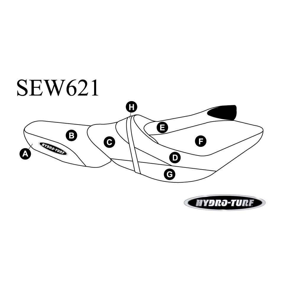 SBT Seat Cover for Kawasaki Ultra 310R / 310X SE (14-16) - SEW621