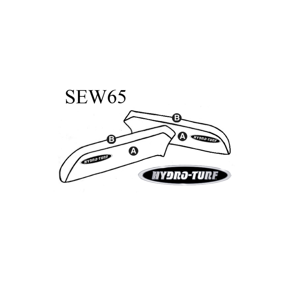 SBT Seat Cover for Kawasaki 650 SX Side Covers only (no plastic components) - SEW65