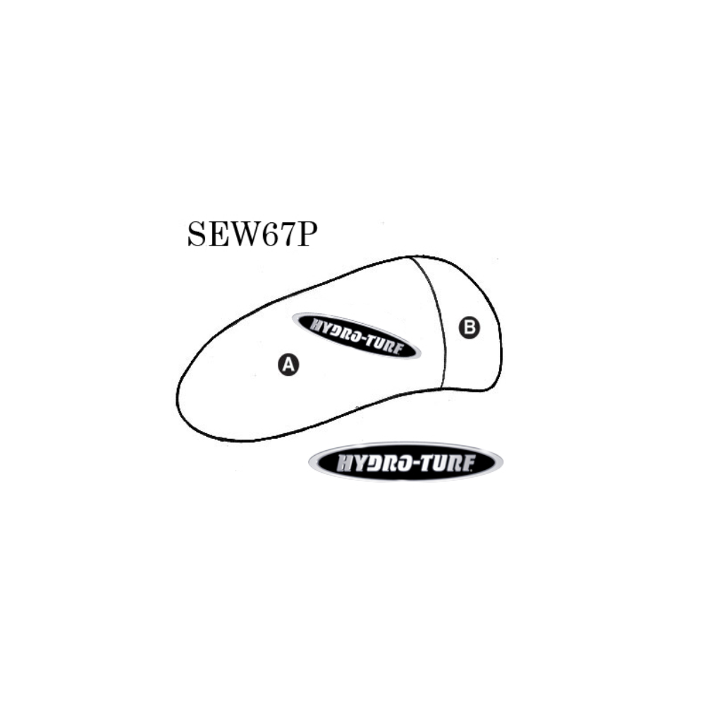 SBT Chinpad Cover for Kawasaki 750SX Cover-Low Profile - SEW67P