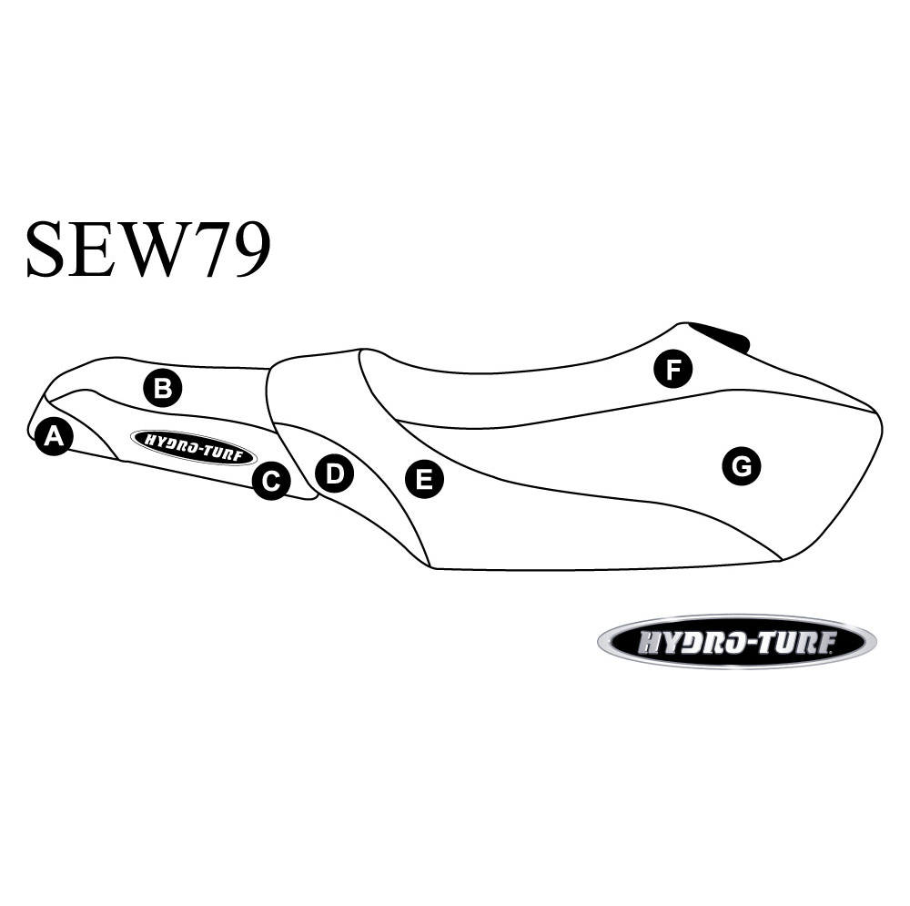 SBT Seat Cover for Yamaha GP Family (Pre 99), GP1200R (99) - SEW79