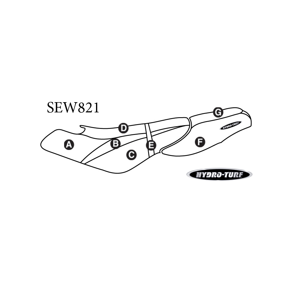 SBT Seat Cover for Sea-Doo GTX (96-99) / GTI (97-00) - SEW821